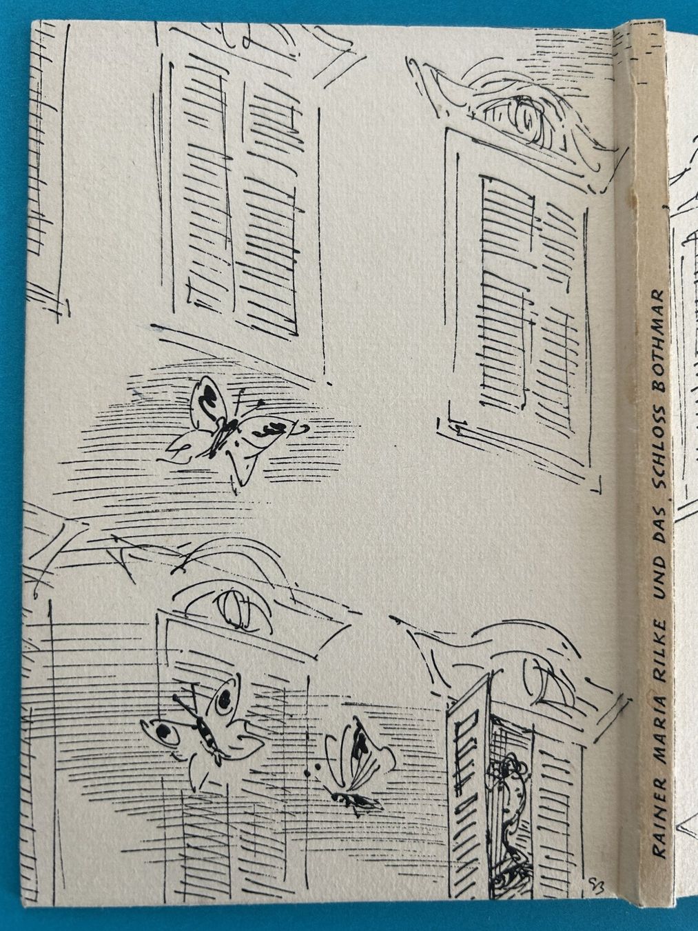 Libri: EIN BRIEF RILKES – SCHLOSS BOTHMAR – Usato da Zürich venduto da Domus09 1