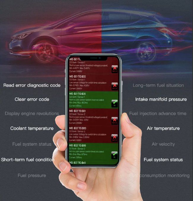 Scanner: OBD2 Bluetooth Scanner Auto Diagnose-Tool Android/iPhone/PC – Nuovo e nell'imballaggio originale da Châtelaine venduto da topshop.switzerland 6