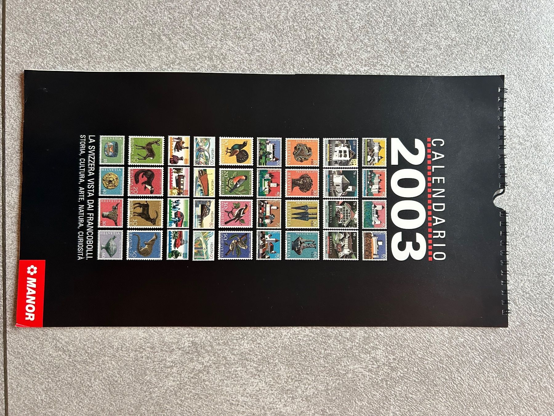 Tutti i francobolli: Kalender mit Stempelbildern - MANOR 2003 – Nuovo (secondo la descrizione) da Arbedo venduto da nadia1973