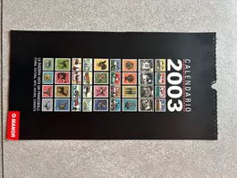 Kalender mit Stempelbildern - MANOR 2003