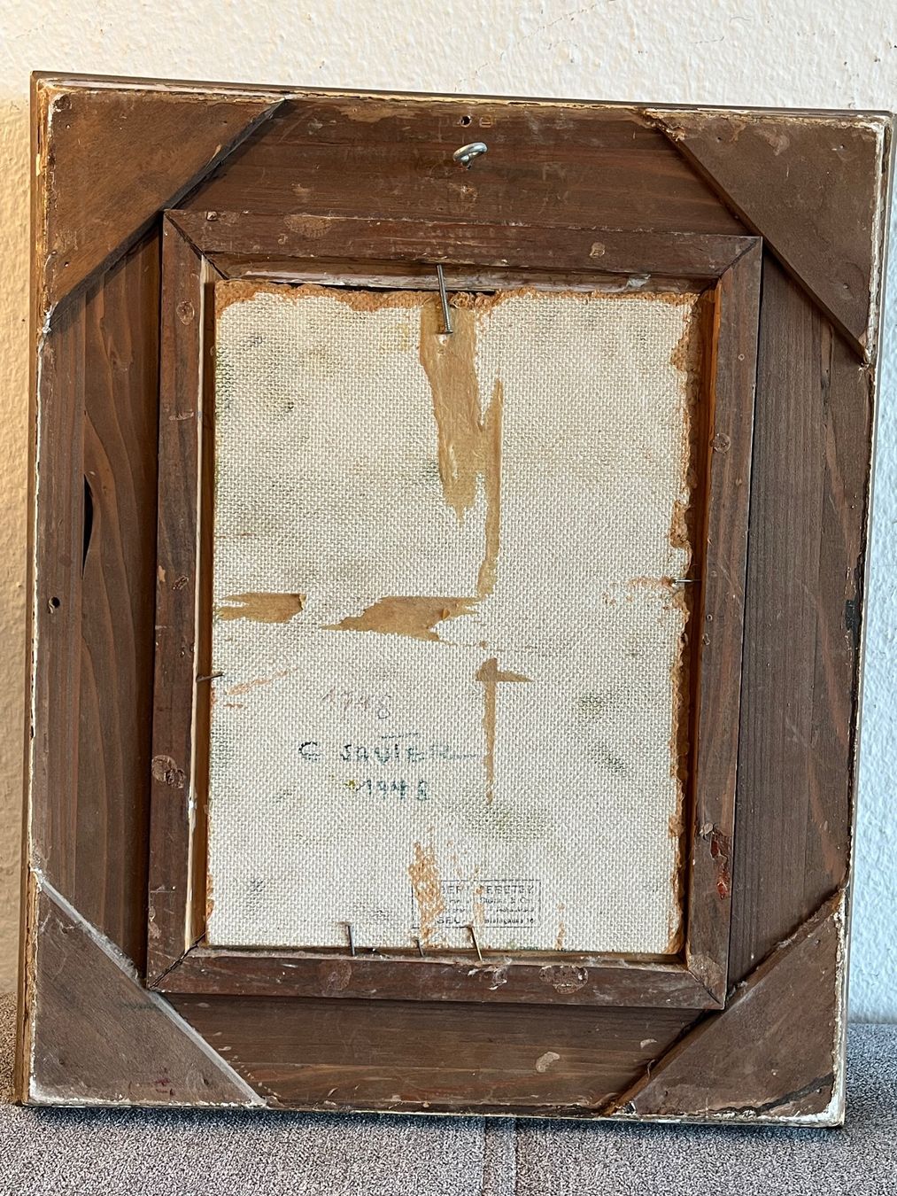 Dipinti: EMIL SAUTER 1948 Original Gemälde – Usato da Basel venduto da PAUL_ART 7