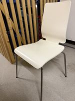 Stylish White Chair - Minimalist Design, Solid Build
