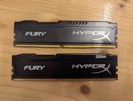 8GB (2x4GB) RAM 2400MHz HyperX Fury