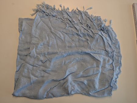 Schal "Blau", ca 68 x 168 cm