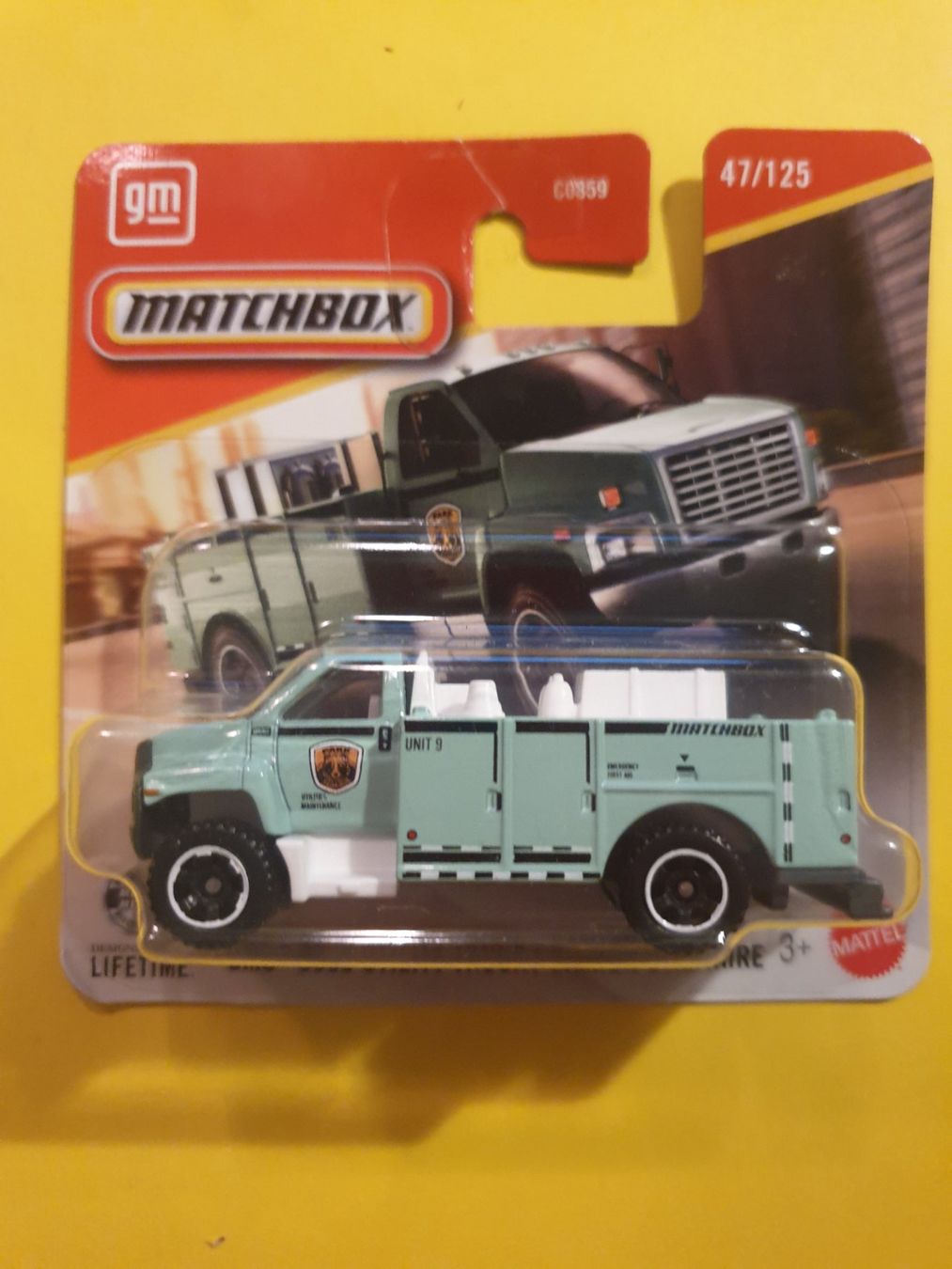 Matchbox Modellini d'auto: Matchbox GMC 3500 UTILITY TRUCK – Nuovo e nell'imballaggio originale da Oftringen venduto da Rotor 1