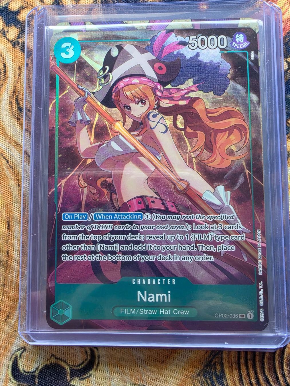 Bandai Carte collezionabili: One Piece Nami OP02-036 alternate art – Usato da Genestrerio venduto da AM_98