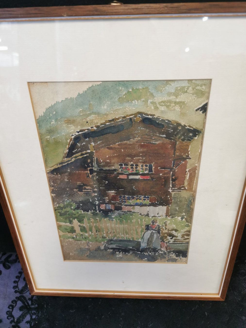 Dipinti: CHALET SUISSE AQUARELLE – Usato da Genève venduto da Qanil77 3