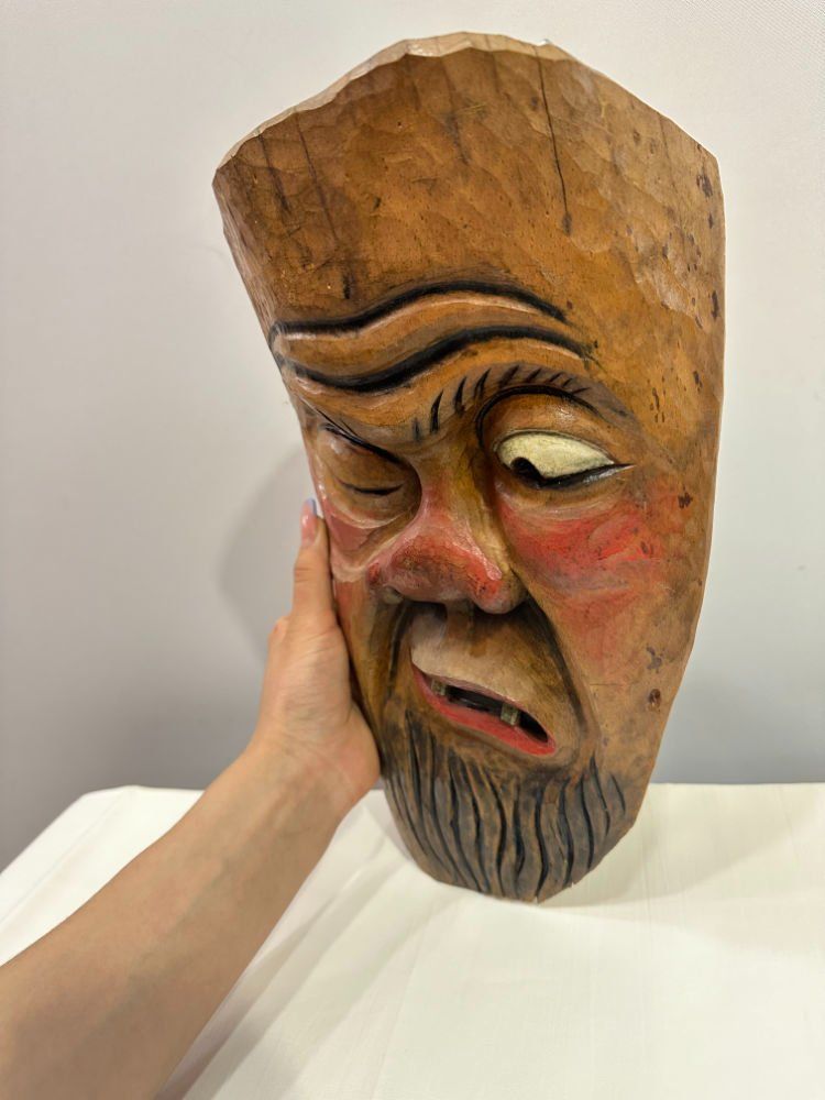 Maschere: Bündner Handgeschnitzte Maske – Usato da Obernau venduto da Arche_Noah_Brocki 3