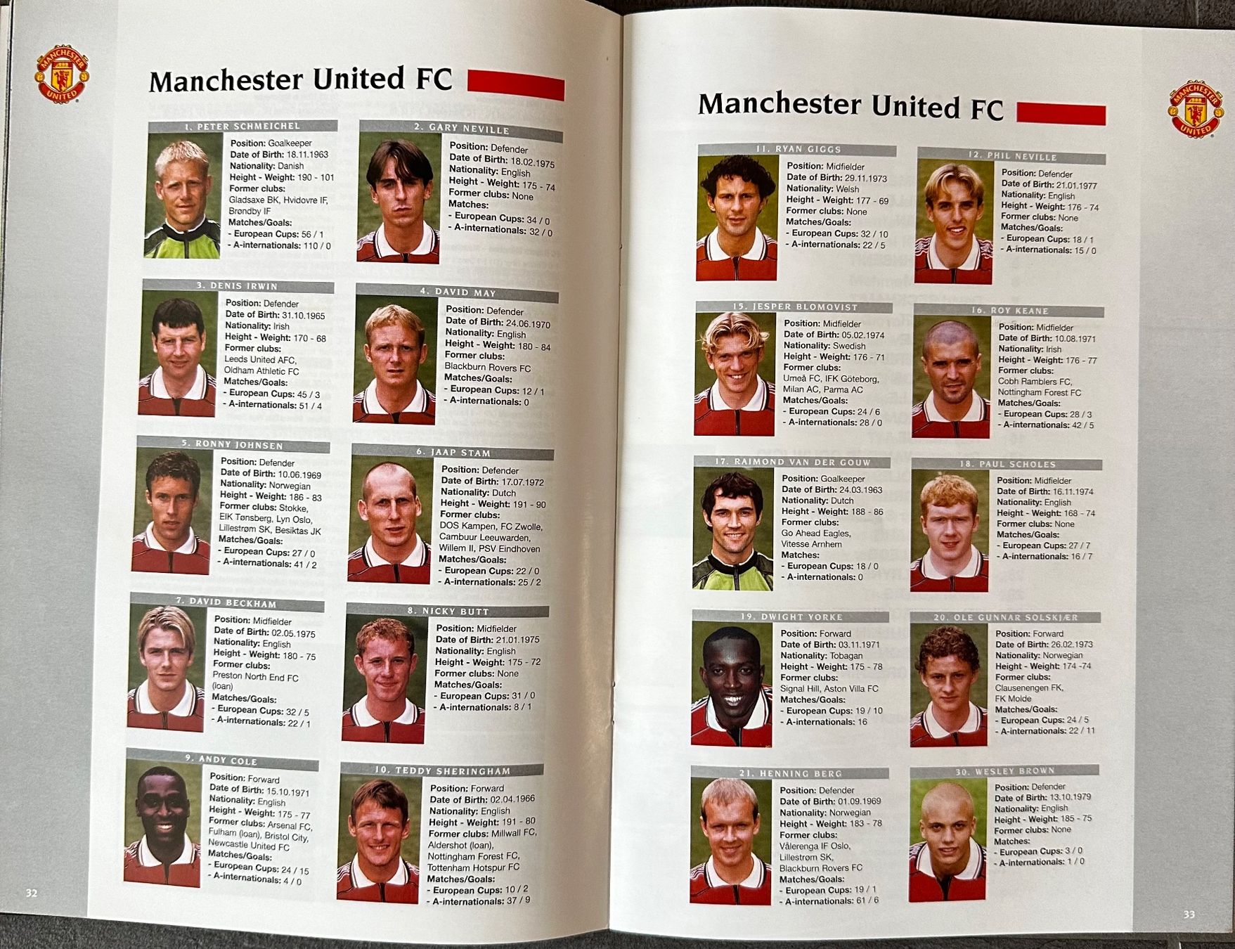 Autografi: Signiertes Manchester United CL Final 1999 Programm – Nuovo (secondo la descrizione) da Etziken venduto da GGMUTD 3