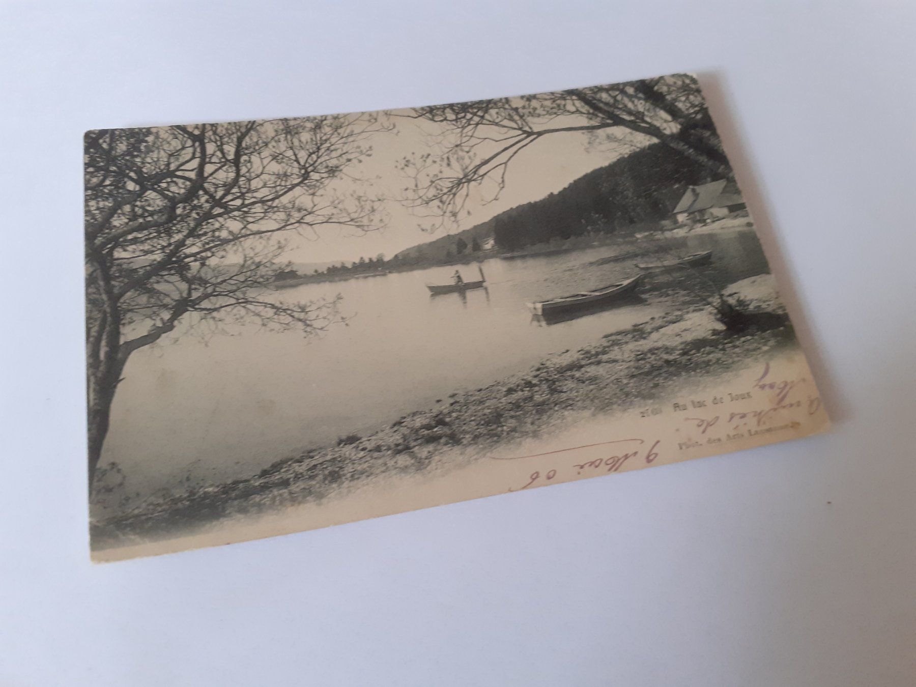 Cartes postales: AU LAC de JOUX - 1906 – D'occasion à Winterthur par Ornyx7