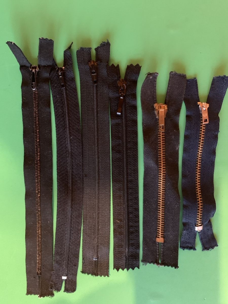 Tessuti: Lot de 6 fermetures éclair (zippers) – Nuovo (secondo la descrizione) da Prilly venduto da Sissi_1009 1