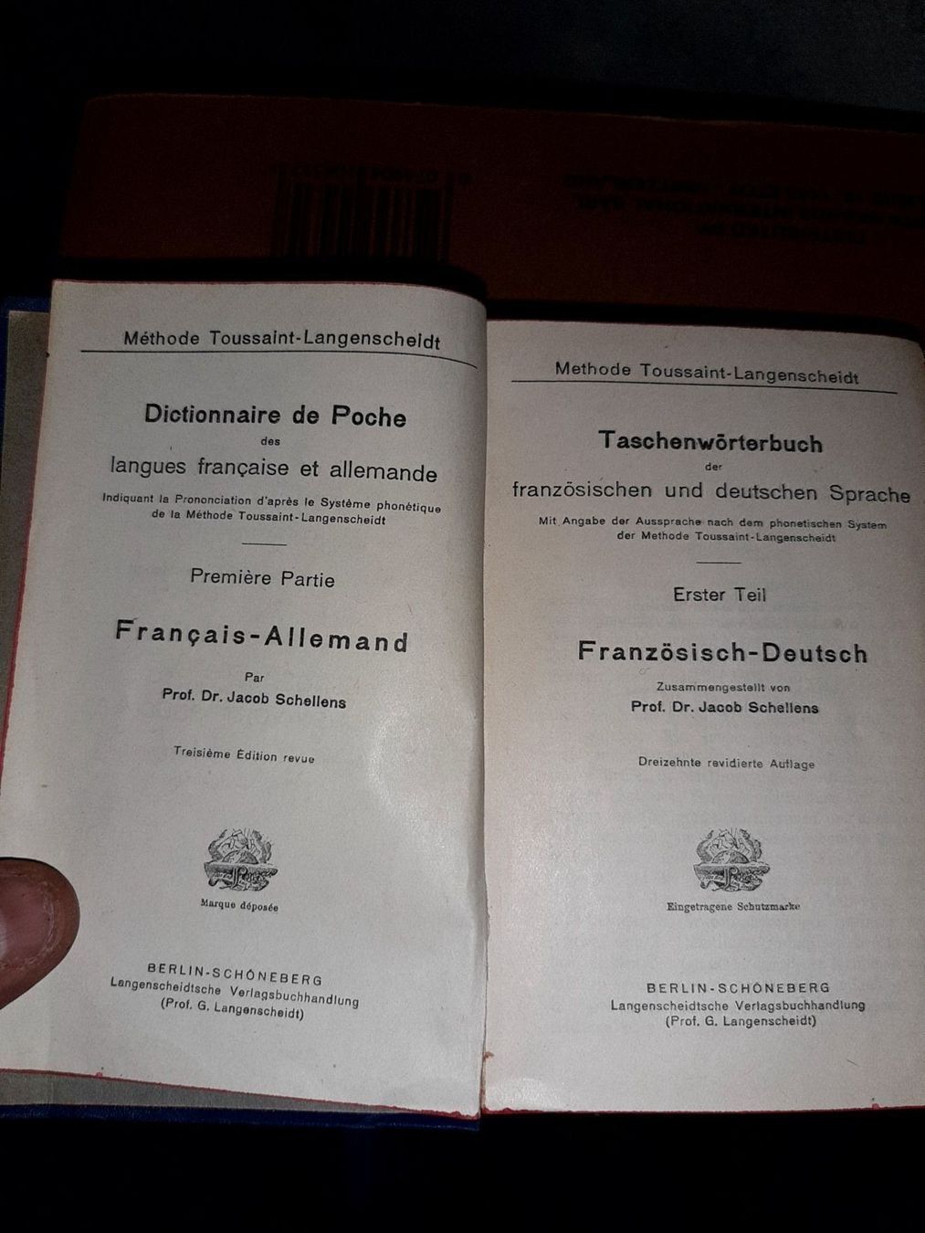 Libri: 2 dictionnaire français allemand – Usato da Le locle venduto da juliensaran 1