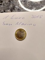 San Marino 1 Euro Münze 2015, Top Zustand, Selten!
