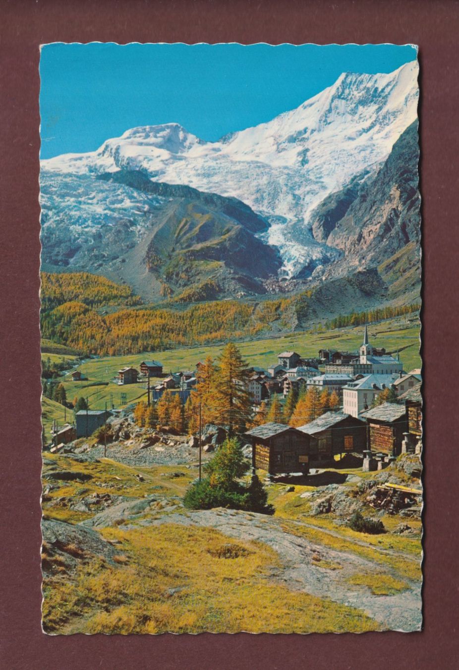 Cartoline postali: SAAS-FEE - Alphubel – Usato da Pully venduto da nicecards-shop