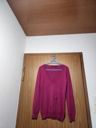 Pull Briefing soie cachemire violet taille 1 