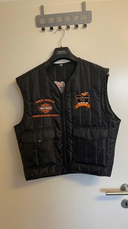 Harley Davidson Weste schwarz