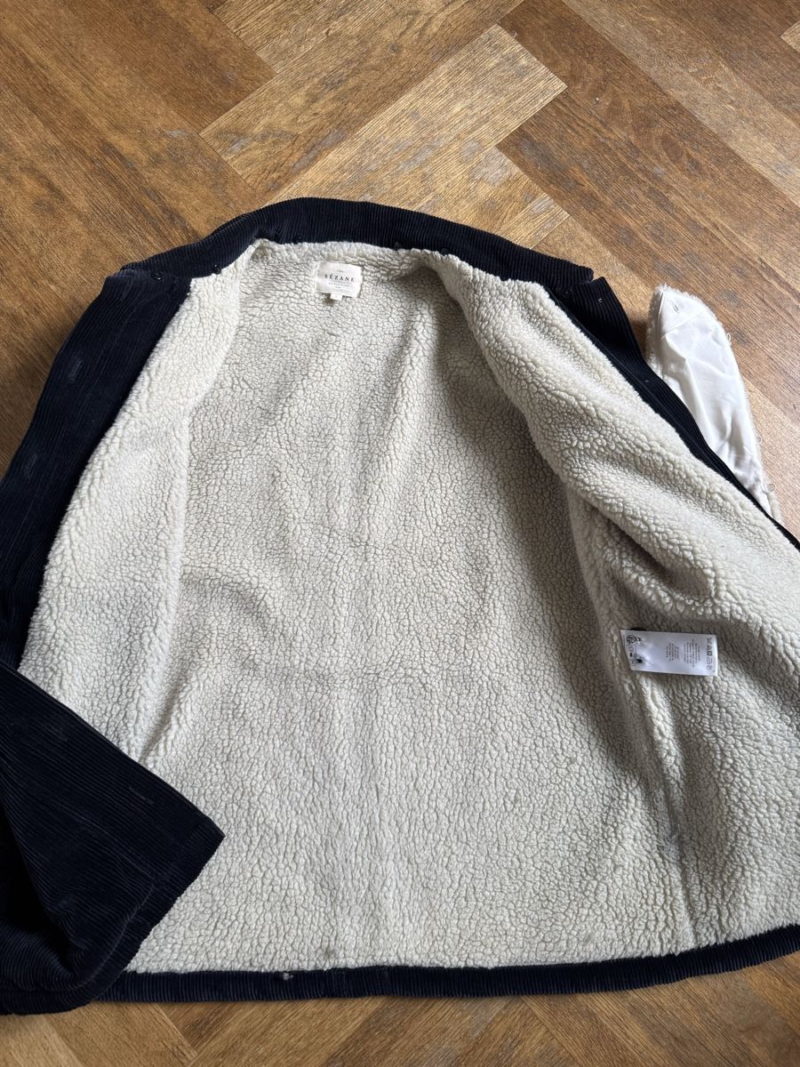 Sezane Giacche: Sezane Will Cordjacke dunkelblau mit Teddyfutter Grösse L – Usato da Zürich venduto da Grace07 5