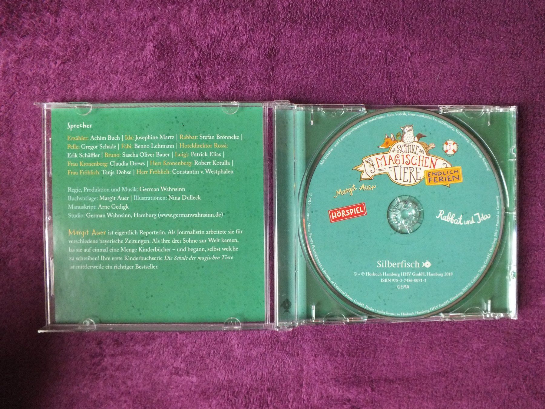 CDs: Die Schule der magischen Tiere - Endlich Ferien - CD – Gebraucht aus Müllheim Dorf von Seeeule01 2