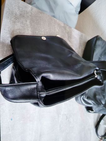 Damen Handtasche schwarz Leder Zustand gut
