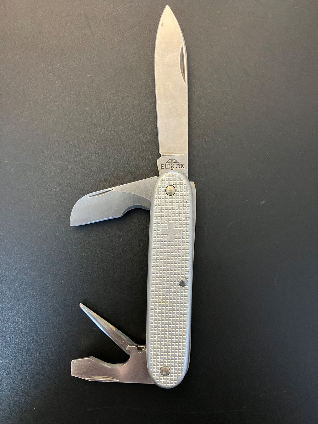 Victorinox Coltelli tascabile: Victorinox Old-Cross Technician Silber Sackmesser – Usato da Aarburg venduto da Wendepunkt_Fundgrube 2