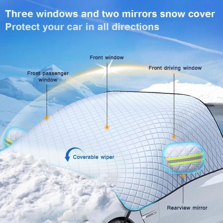 Magnetische Auto Windscheibe Schneedecke Frost Abdeckung