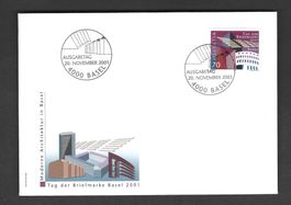 FDC Einzelmarke  2001