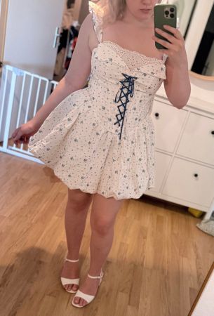 Lacemade Blueberry Jam Jar Corset Kleid Baumwolle