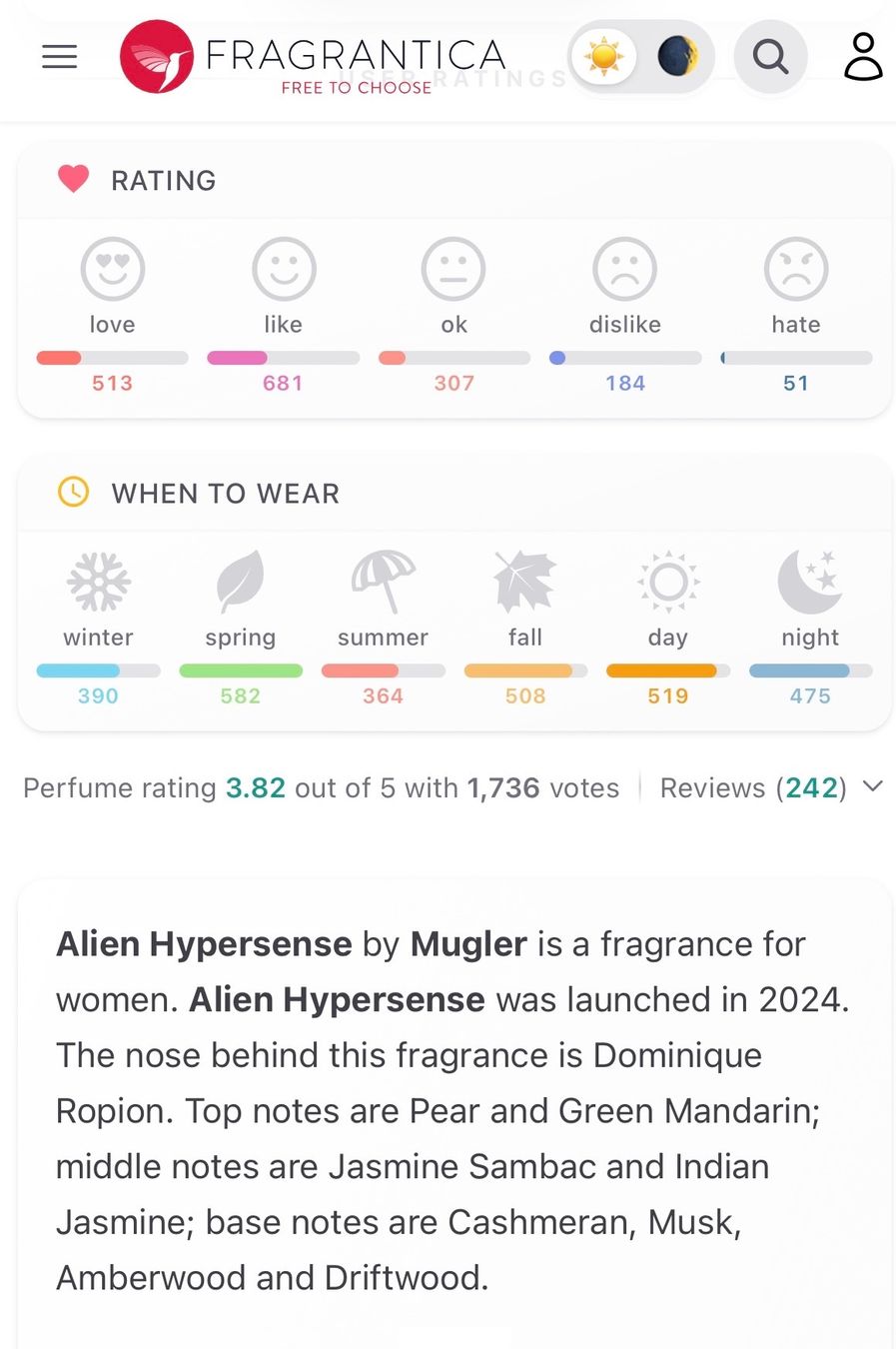 Mugler Parfum & Eau de Toilette: Mugler Alien Hypersense EDP Duftprobe 2ML – Gebraucht aus Zürich von deruja 5