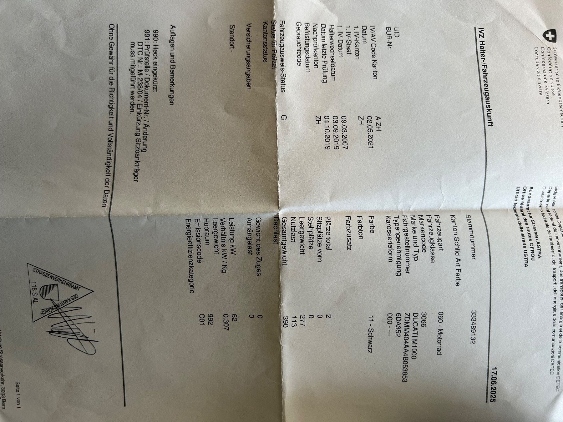 Ducati Strada: Ducati 848 - M1000 – Usato da Schwerzenbach venduto da ZU1965 3