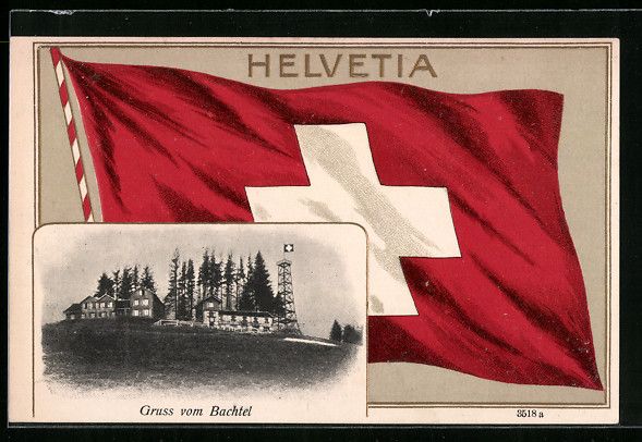 Cartoline postali: Präge-AK Bachtel, Gasthaus Bachtel mit  – Usato da Berlin venduto da bartko-reher