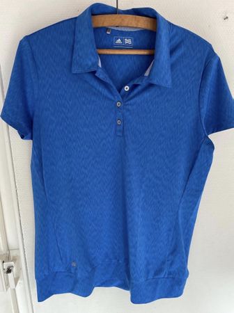 ADIDAS POLOSHIRT DAMEN, BLAU, GRÖSSE M