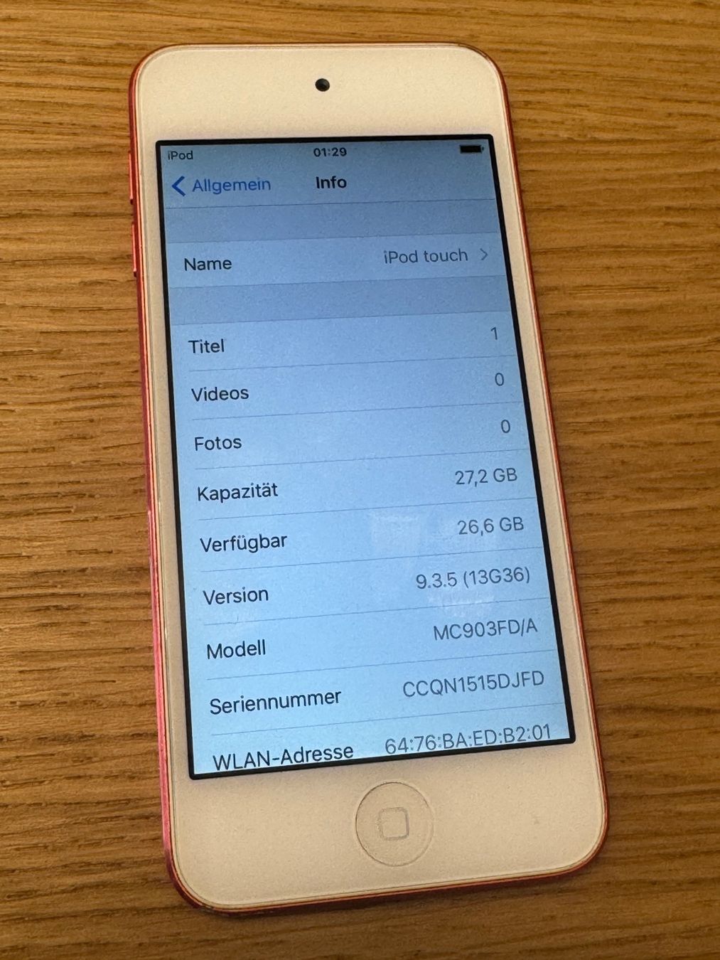 Apple Lecteur media portable: iPod Touch 5th gen – D'occasion à Zollikofen par lagavulin03 2