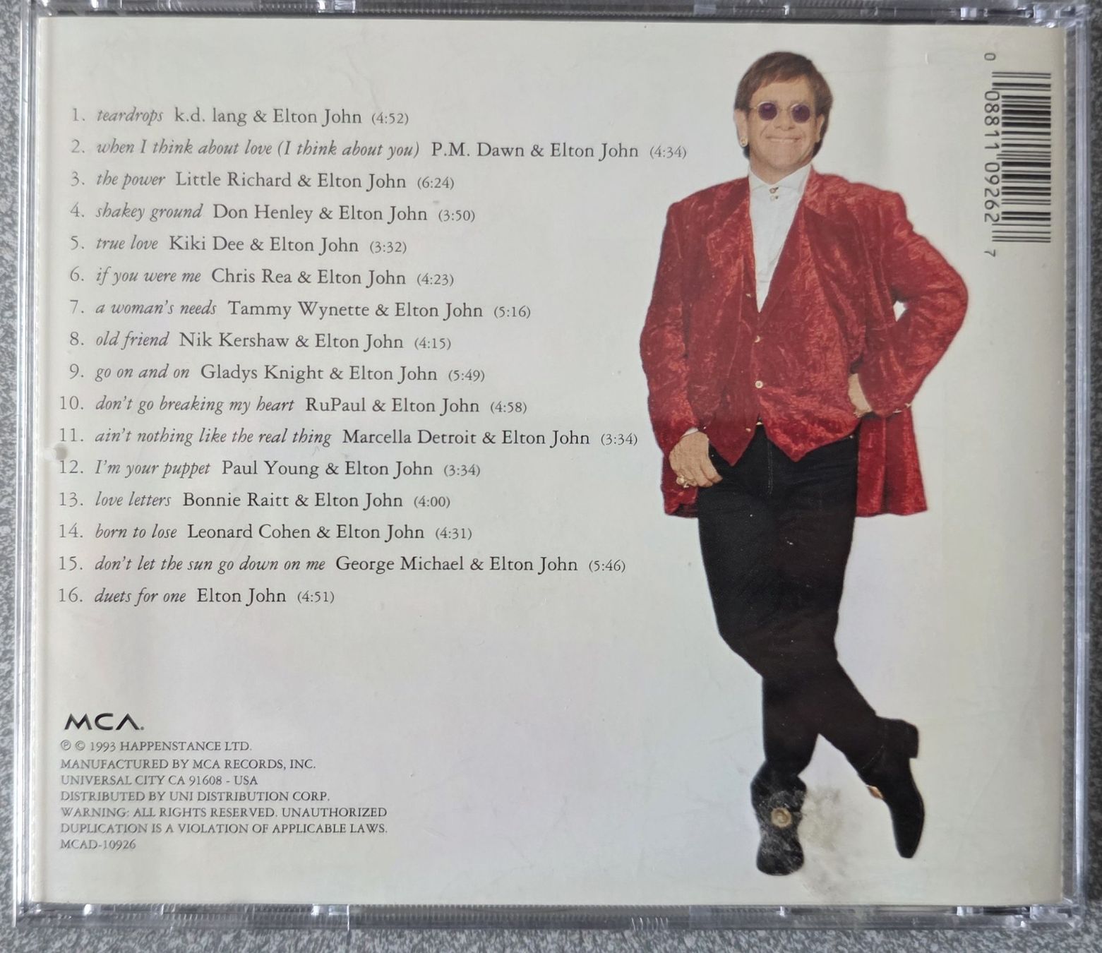 CD: Music CD - Elton John - Duets – Usato da Oetwil am See venduto da fineli2 1