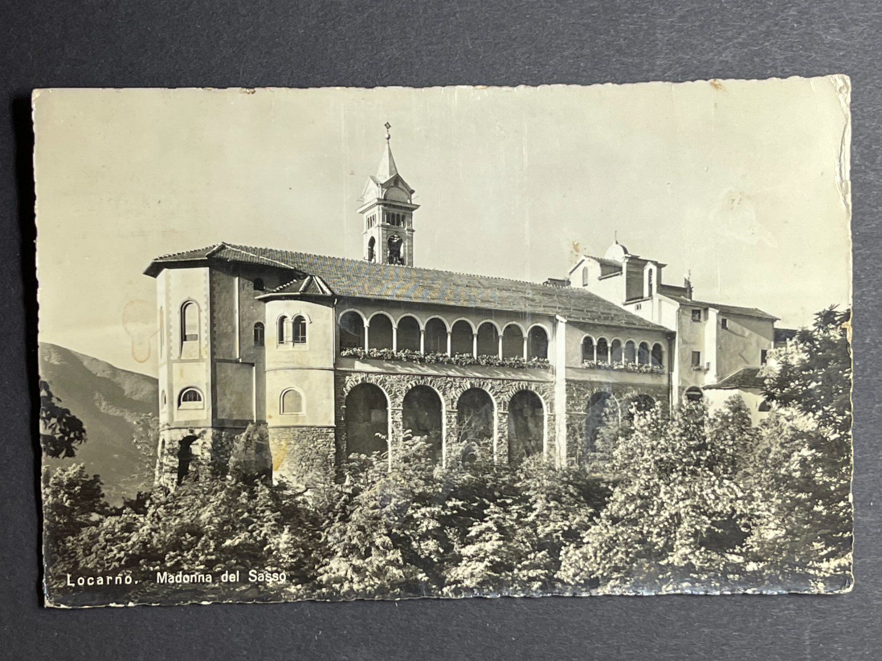 Ansichtskarten: Locarno, Madonna del Sasso – Gebraucht aus Steg VS von _vinci_
