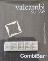 5x 1 Gramm Silber Valcambi / Feinsilber Silberbarren ab 1.-