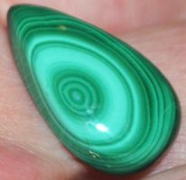 Cabochon L-611 – Malachit – 19,5x11,5mm