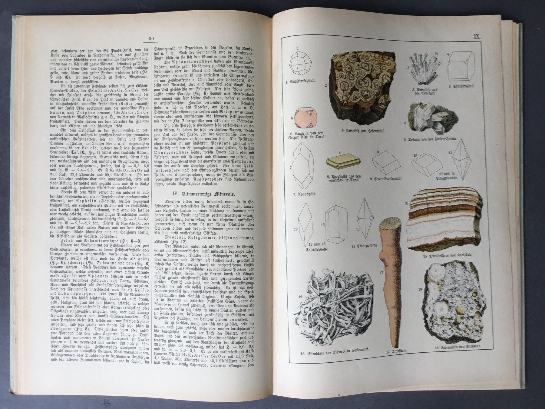 Libri: Illustrierte Mineralogie / Buch antik – Usato da Eggersriet venduto da Wiese61 2