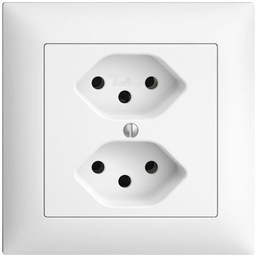 Artezo Steckdose Mit USB-Anschluss – 2P+E 16A, Weiß, 2,4A USB