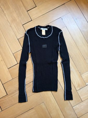 EYTYS - Langarmshirt schwarz gerippt M/L