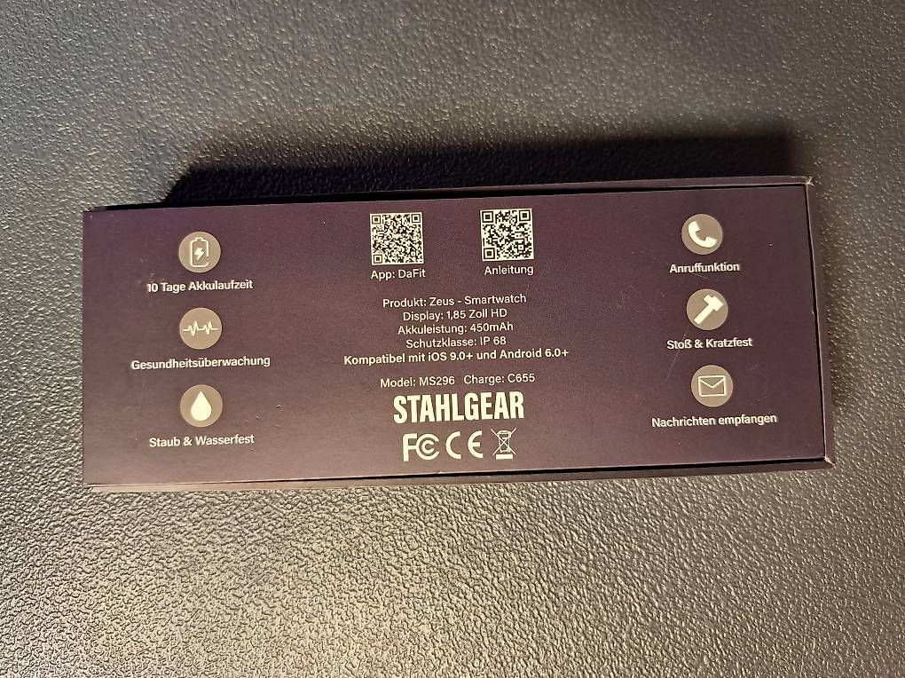 Smartwatch: Stahlgear - Zeus - Smartwatch – Usato da Disentis/Mustér venduto da Tattl1977 1