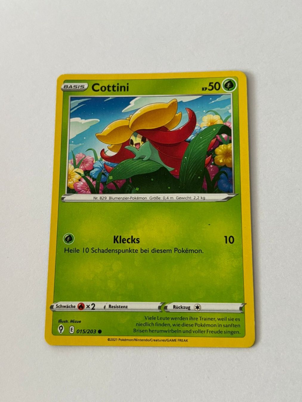 Pokémon Carte collezionabili: Pokemon-Karte Cottini 015/203 – Usato da Herisau venduto da Seyashop1
