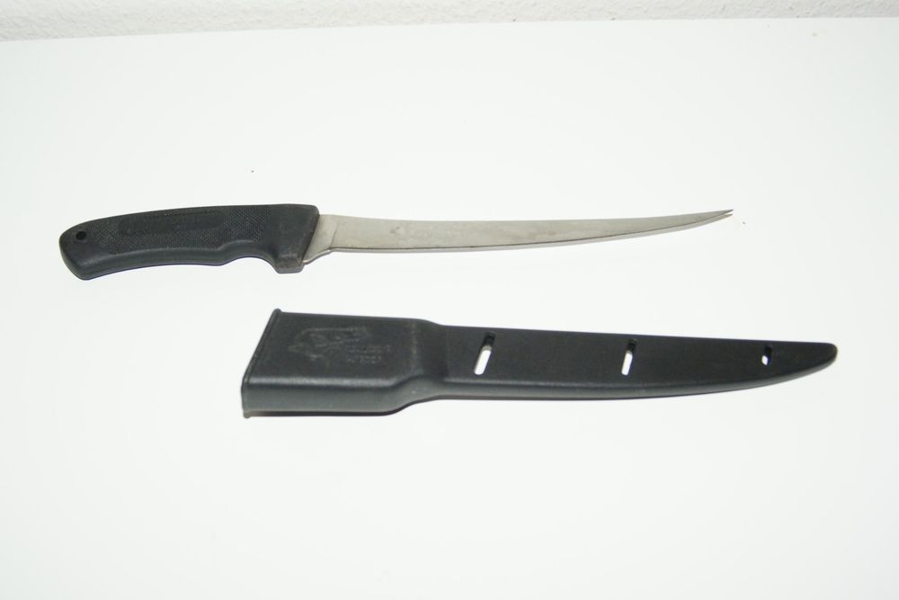 Anglermesser Mammut Handabzug Rostfrei 440 Filetiermesser (Neu (gemäss ...