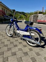 Top Zustand: Puch Maxi-S, blau-weiss, frisch ab Service!