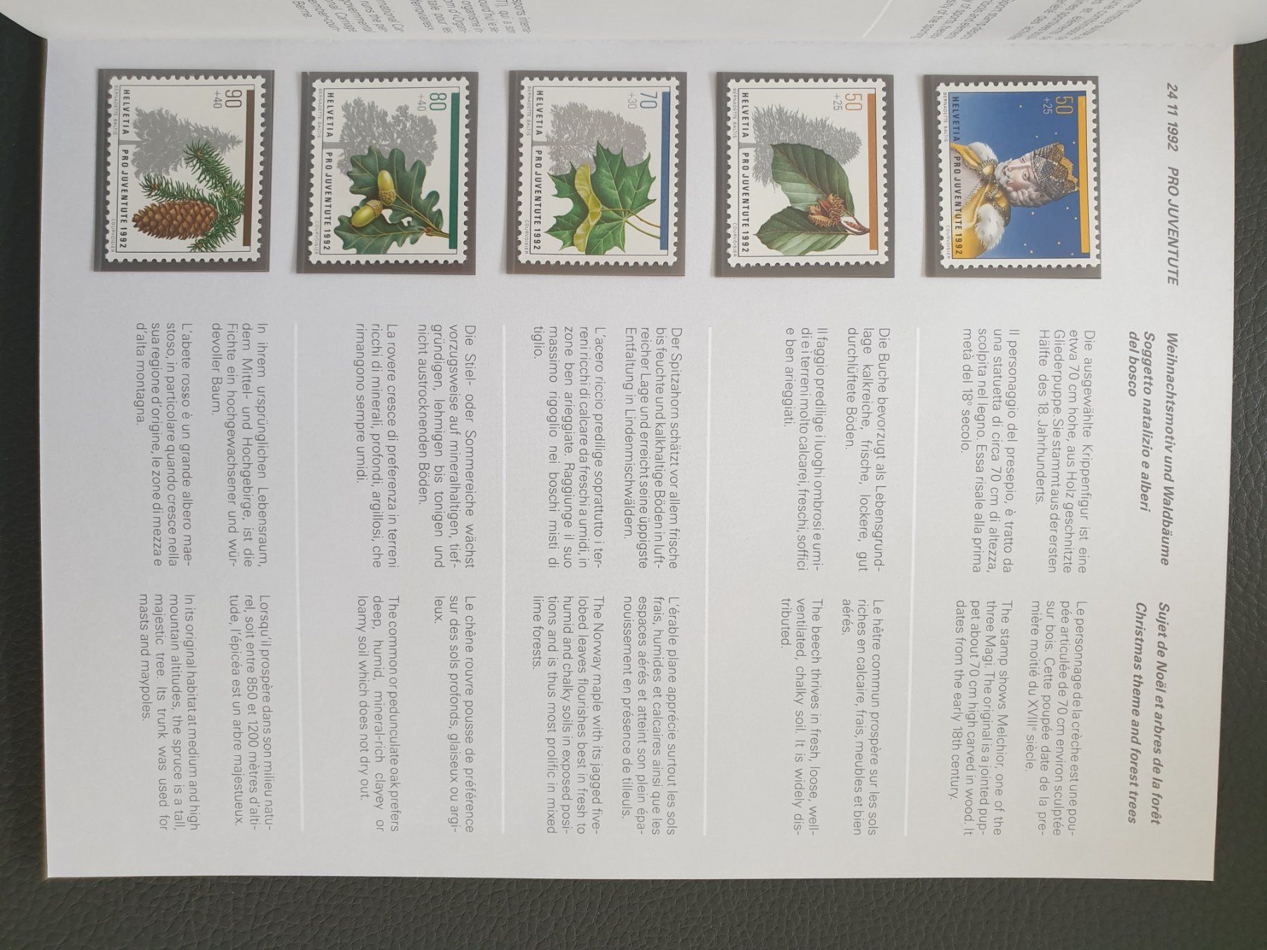Alle Briefmarken: Jahresbuch CH Briefmarken 1992 postfrisch top – Neu (gemäss Beschreibung) aus Frauenfeld von Kasico 8