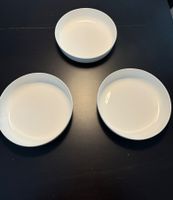 3 Schalen niedrig XL weiss Base Piet Boon