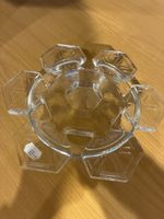 Vintage Glas Kerzenständer / Schale, Glasi Hergiswil!