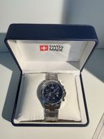 Herrenuhr Swiss Military by Chrono Chronograph Edelstahl