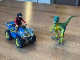 Schleich Statuette: Schleich Dino mit Quad und Fahrer – Usato da Reinach BL venduto da zurli44 1