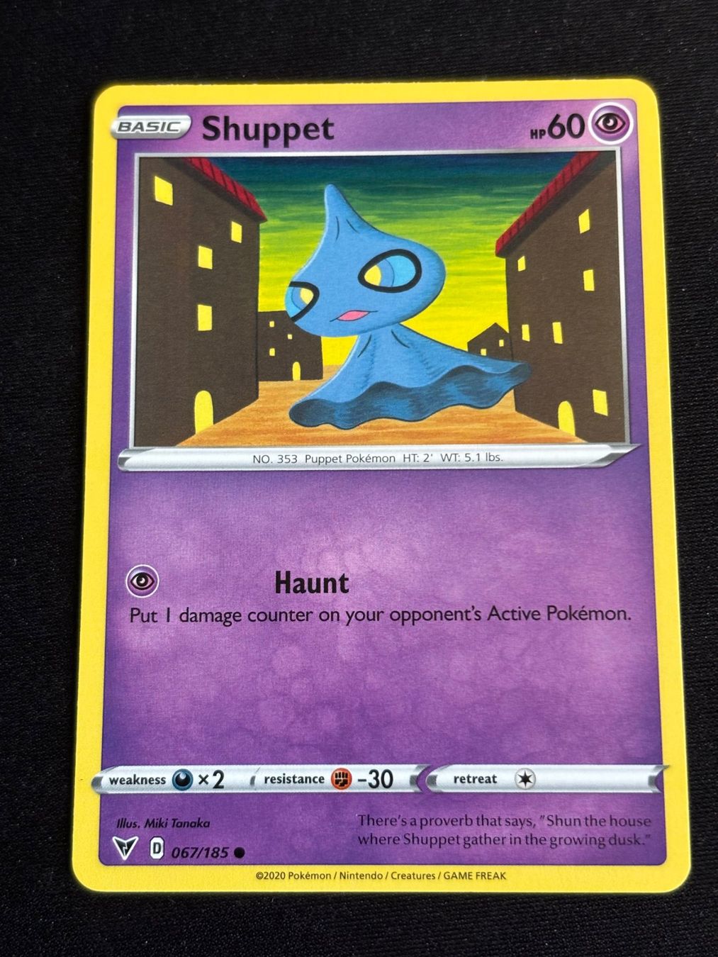 Pokémon Carte collezionabili: Pokemon Shuppet - Vivid-Voltage 67/185 - Deutsch – Usato da Bern venduto da Big_GS