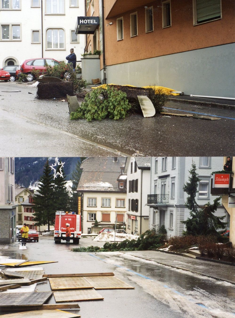 Cartes postales: Einsiedeln - Sturmschäden im J. 2000 – D'occasion à Einsiedeln par otm_7s5v